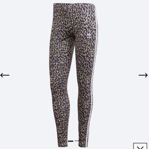 Adidas leopard leggings like new